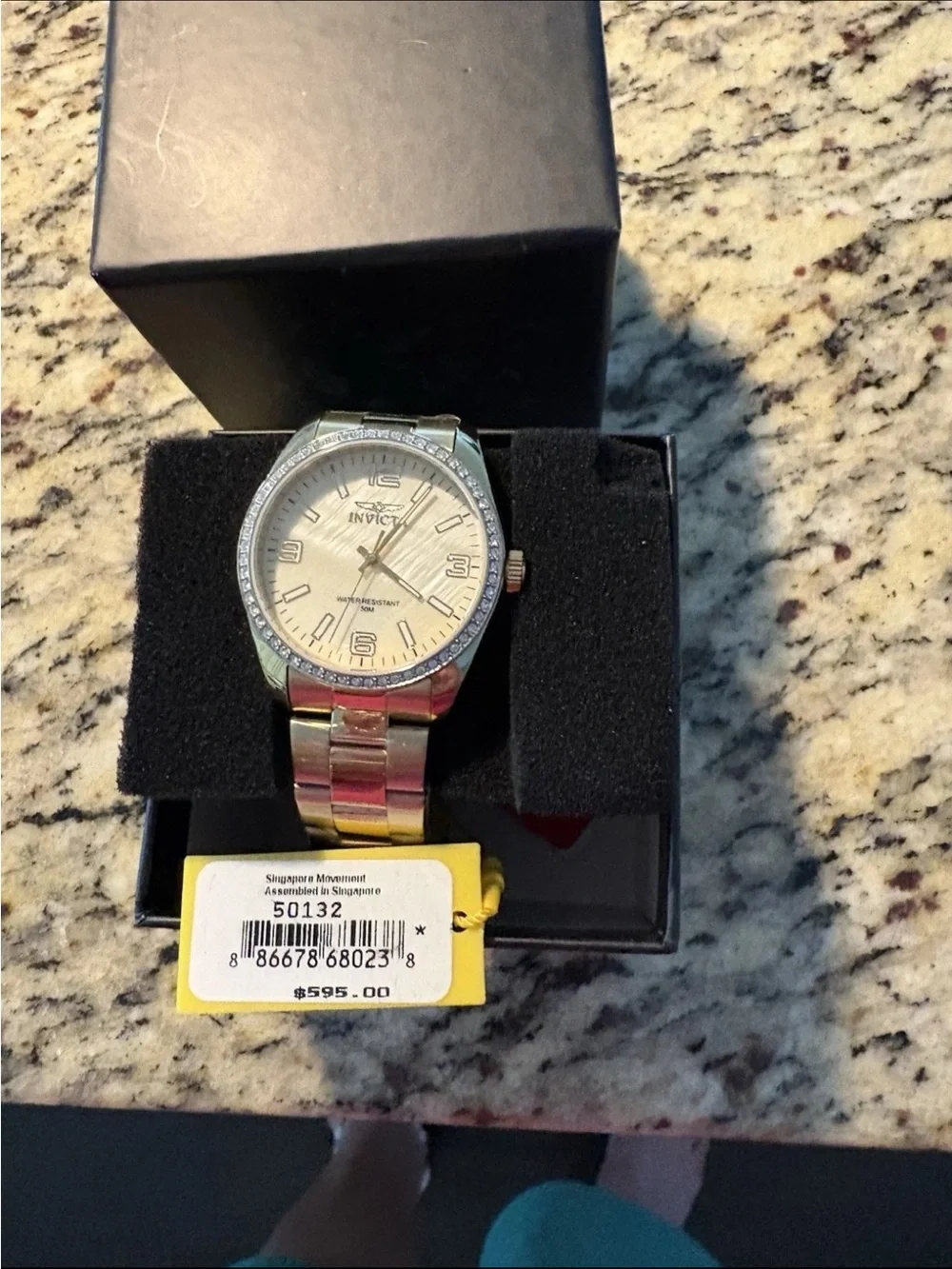 Invicta Ladies Gold  Watch New in box 50132 gold dial stainless steel new/tags